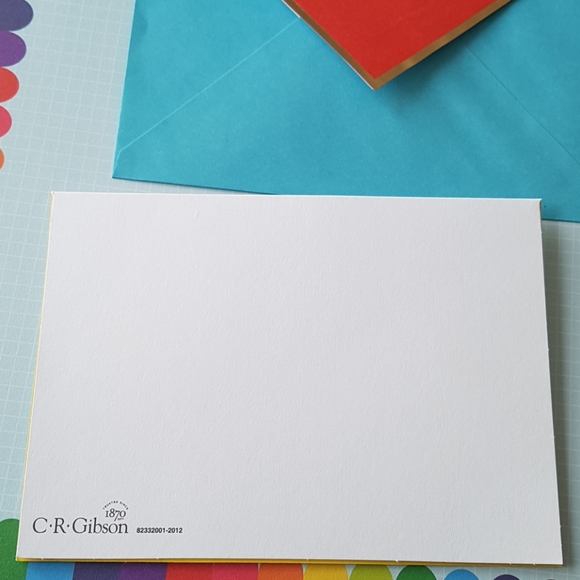 2 pcs C R Gibson Luxury Card Happy Birthday (1 Card with envelopel - Picture 9 of 16